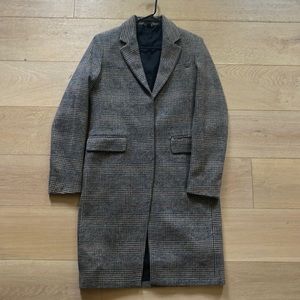 All saints plaid coat worn once size 6